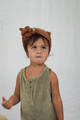 Débardeur bébé pour idée cadeaux de naissance original - Minabulle - Débardeur Lilo Kaki en coton bio - Photo 5