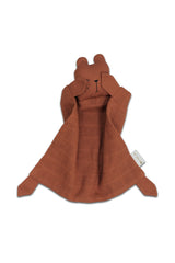 Doudou Bébé en Coton Bio -  Fabelab  -  Doudou Cuddle Ours Cannelle- Photo 1