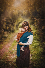 Fular Orgánico JPMBB Basic Retro Azul