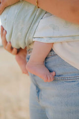 Echarpe de Portage Néobulle Jacquard Ginko Vert