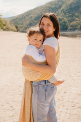 Echarpe de Portage Néobulle Jacquard Nomade Ocre