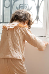 Ensemble bébé pour idée cadeaux de naissance original - Risu Risu - Ensemble Corolle Rose Saumon en coton bio - Photo 5