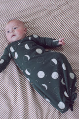 Gigoteuse bébé pour idée cadeaux de naissance original - Minabulle - Gigoteuse Thais Vert Sapin en coton bio - Photo 2