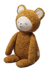Peluche bébé pour cadeau de naissance original - Fabelab - Grande Peluche en Coton Bio Ours Brun en coton bio - Photo 1