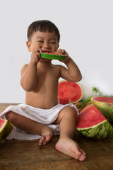 Jouet de Dentition bébé pour idée cadeaux de naissance original - Oli & Carol - Jouet de Dentition Wally la Pastèque en coton bio - Photo 6