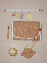 Jouets à Suspendre bébé pour idée cadeaux de naissance original - Fabelab - Jouet à Suspendre Petit Soleil en coton bio - Photo 3