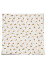 Lange bébé pour idée cadeaux de naissance original - Joey Paris - Lange en Coton Bio XL Siena Zebra Blanc en coton bio - Photo 2