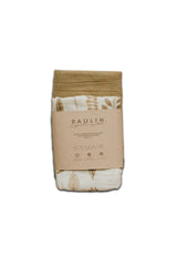 Lange bébé pour cadeau de naissance original - Paulin - Lot de 2 Langes Bône Kaki en coton bio - Photo 1