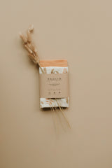 Lange bébé pour idée cadeaux de naissance original - Paulin - Lot de 2 Langes Bône Ocre en coton bio - Photo 2