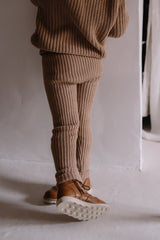 Legging Bébé en Coton Bio - Studio Bohème - Legging Grove Beige Tesero Marron - Photo 4