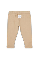 Legging bébé pour cadeau de naissance original - Studio Bohème - Legging Rom Pom Latte en coton bio - Photo 1