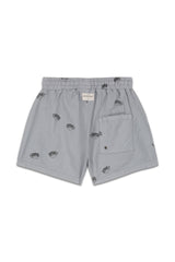 Short de Bain Chico Poisson Boule Bleu Gris