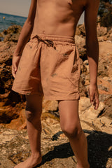 Bañador Chico Fish Ball Indian Tan Marrón