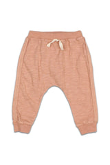 Jogging bébé pour cadeau de naissance original - Buho - Pantalon de Jogging en Coton Bio Bois de Rose en coton bio - Photo 1