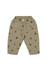 Pantalon bébé pour idée cadeaux de naissance original - Studio Bohème - Pantalon Carrot Prunes Kaki en coton bio - Photo 5