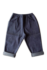 Pantalon bébé pour cadeau de naissance original - Minabulle - Pantalon Anatole Jeans en coton bio - Photo 1