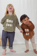 Pantalon bébé pour idée cadeaux de naissance original - Minabulle - Pantalon Anatole Jeans en coton bio - Photo 3