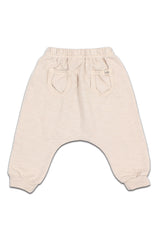 Pantalon bébé pour idée cadeaux de naissance original - Buho - Pantalon Intérieur Polaire Beige en coton bio - Photo 2