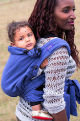 Babytrage aus Bio-Baumwolle Néobulle Evolu'bulle Tintenblau