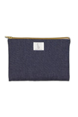 Protège Carnet de Santé avec Pochette Bleu