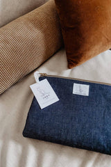 Protège Carnet de Santé avec Pochette Bleu