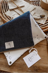 Protège Carnet de Santé avec Pochette Bleu