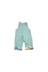 Salopette bébé pour idée cadeaux de naissance original - Little Woude - Salopette Laguna Bleu Clair en coton bio - Photo 4