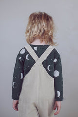 Salopette bébé pour idée cadeaux de naissance original - Minabulle - Salopette Armel en Velours Côtelé Beige Clair en coton bio - Photo 6