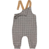 Salopette bébé pour idée cadeaux de naissance original - Buho - Salopette à Carreaux Gris en coton bio - Photo 3