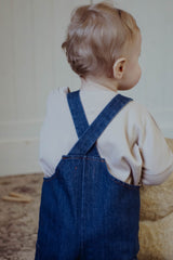 Salopette Bébé en Coton Bio -  Minabulle  -  Salopette Bébé en Coton Bio Armel Jeans - Photo 5