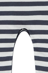 Salopette bébé pour idée cadeaux de naissance original - Sense Organics - Salopette Simba Hérissons Rayures Bleu Foncé en coton bio - Photo 4