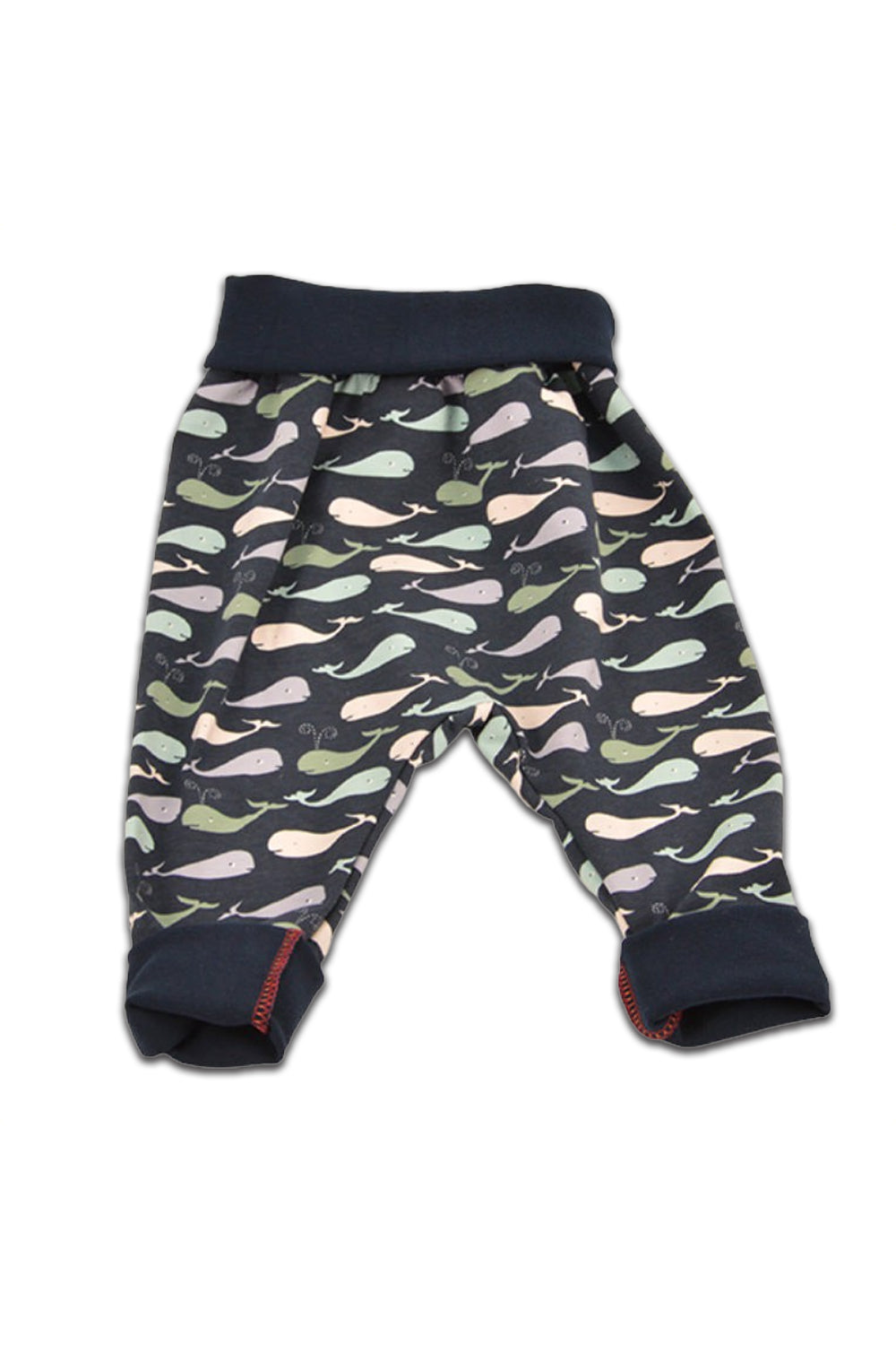 Sarouel Bébé évolutif Made in France Little Woude Baleines