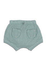 Short bébé pour idée cadeaux de naissance original - Buho - Short Côtelé en Coton Bio Cactus Vert en coton bio - Photo 2