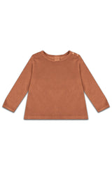 Sweat bébé pour cadeau de naissance original - Studio Bohème - Sweat Shirt Pimpi Caramel en coton bio - Photo 1