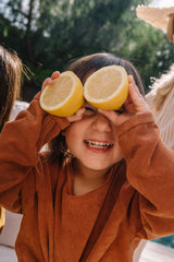 Sweat bébé pour idée cadeaux de naissance original - Studio Bohème - Sweat Shirt Pimpi Caramel en coton bio - Photo 3