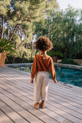 Sweat bébé pour idée cadeaux de naissance original - Studio Bohème - Sweat Shirt Pimpi Caramel en coton bio - Photo 7