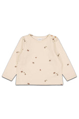 Sweat bébé pour cadeau de naissance original - Studio Bohème - Sweat-shirt Noé Petites Figues Ecru en coton bio - Photo 1