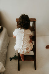 Blouse bébé pour idée cadeaux de naissance original - Paulin - Blouse Aimé Crème en coton bio - Photo 7