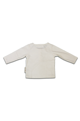 T-Shirt ML bébé pour idée cadeaux de naissance original - Paulin - T-Shirt Mao Crème en coton bio - Photo 3
