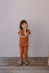 T-Shirt MC bébé pour idée cadeaux de naissance original - Studio Bohème - T-Shirt Bama Caramel en coton bio - Photo 4