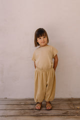 T-Shirt MC bébé pour idée cadeaux de naissance original - Studio Bohème - T-Shirt Bama Beige en coton bio - Photo 5