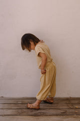 T-Shirt MC bébé pour idée cadeaux de naissance original - Studio Bohème - T-Shirt Bama Beige en coton bio - Photo 7