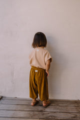 T-Shirt MC bébé pour idée cadeaux de naissance original - Studio Bohème - T-Shirt Bama Pêche en coton bio - Photo 4