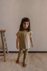 T-Shirt MC bébé pour idée cadeaux de naissance original - Studio Bohème - T-shirt Bama Bronze en coton bio - Photo 3