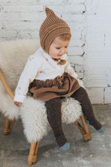 T-Shirt ML bébé pour idée cadeaux de naissance original - Buho - Tee-Shirt à Manches Longues Imprimé Lapins Ecru en coton bio - Photo 2