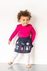 T-Shirt ML bébé pour idée cadeaux de naissance original - Sense Organics - T-Shirt Arlena Rose Fushia en coton bio - Photo 4