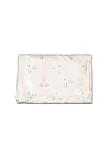 Tapis à Langer bébé pour cadeau de naissance original - Joey Paris - Tapis à Langer Nomade Imprimé Museau Blanc en coton bio - Photo 1