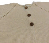 Tenue de Naissance en Coton Bio Ecrue