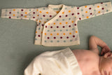 Tenue de Naissance bébé pour idée cadeaux de naissance original - Micu Micu - Tenue de Naissance en Coton Bio avec Bonnet à Pois Beige en coton bio - Photo 5