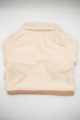 Veste bébé pour idée cadeaux de naissance original - Paulin - Veste Luison Crème en coton bio - Photo 9